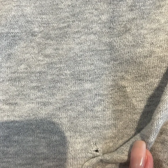 TNA HEATHER CHROME GREY COZY SWEATFLEECE HOODIE ARITZIA SIZE XS - Picture 12 of 14